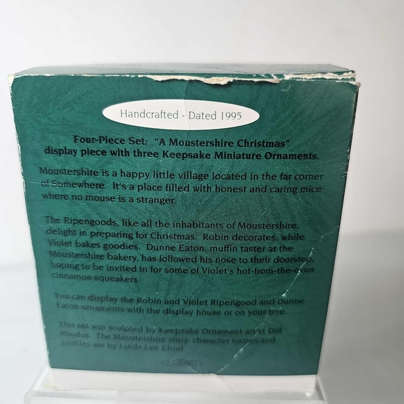 Hallmark Keepsake Ornament Special Edition A Moustershire Christmas 4 Piece Set - Picture 11 of 12